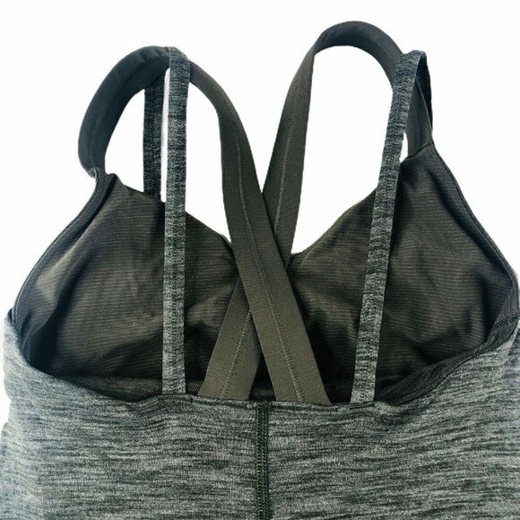 Lululemon Run For Gold Tank Heathered Gator Green - Picture 5 of 13